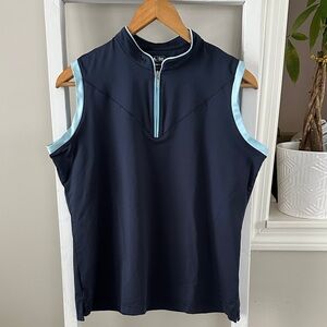 Adidas Golf Clima Cool Sleeveless Golf Polo Top